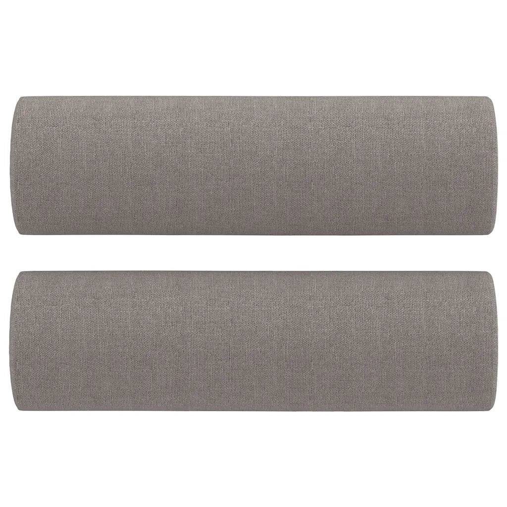 Cuscini Decorativi 2 pz Tortora ?15x50 cm in Tessuto CFW1056247