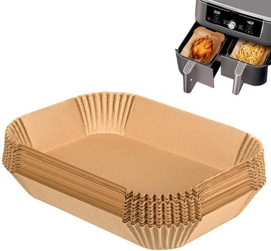 200 sacchetti di cartone per air fryer compatibili con Airfryer DualZone 2-contenitore DZ201, DZ401