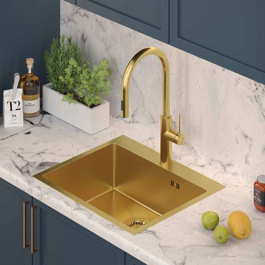 Lavello In Acciaio Russel 110 Gold