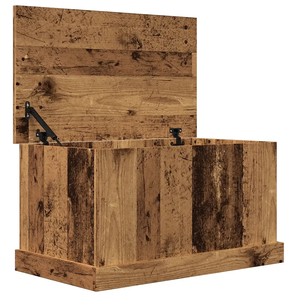 Scatola Portaoggetti Legno Antico 70x40x38 cm Legno Multistrato 857161