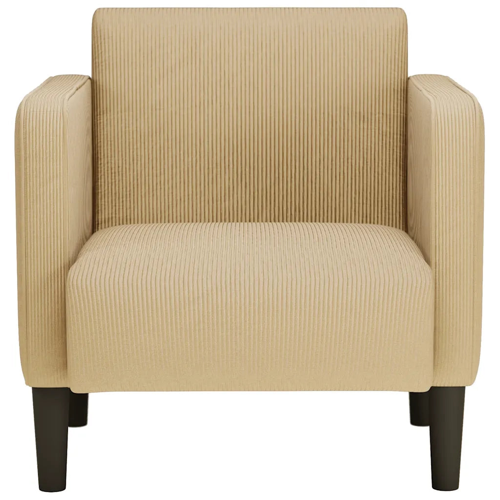 Divano Sedia con Braccioli-Poltrona-Sofa Relax Verde Grigio 54 cm Tessuto