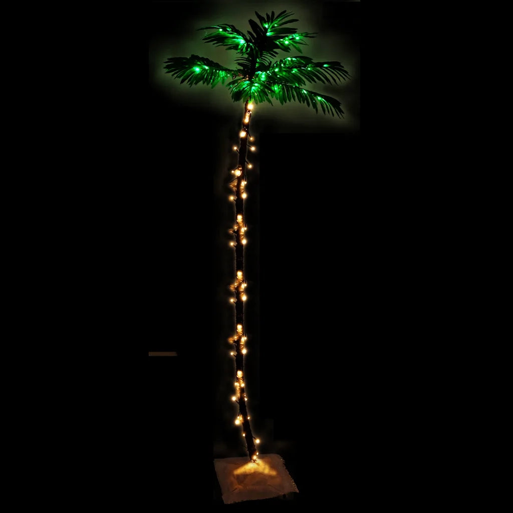 Palma con LED Bianco Caldo 192 LED 300 cm CFW2628017