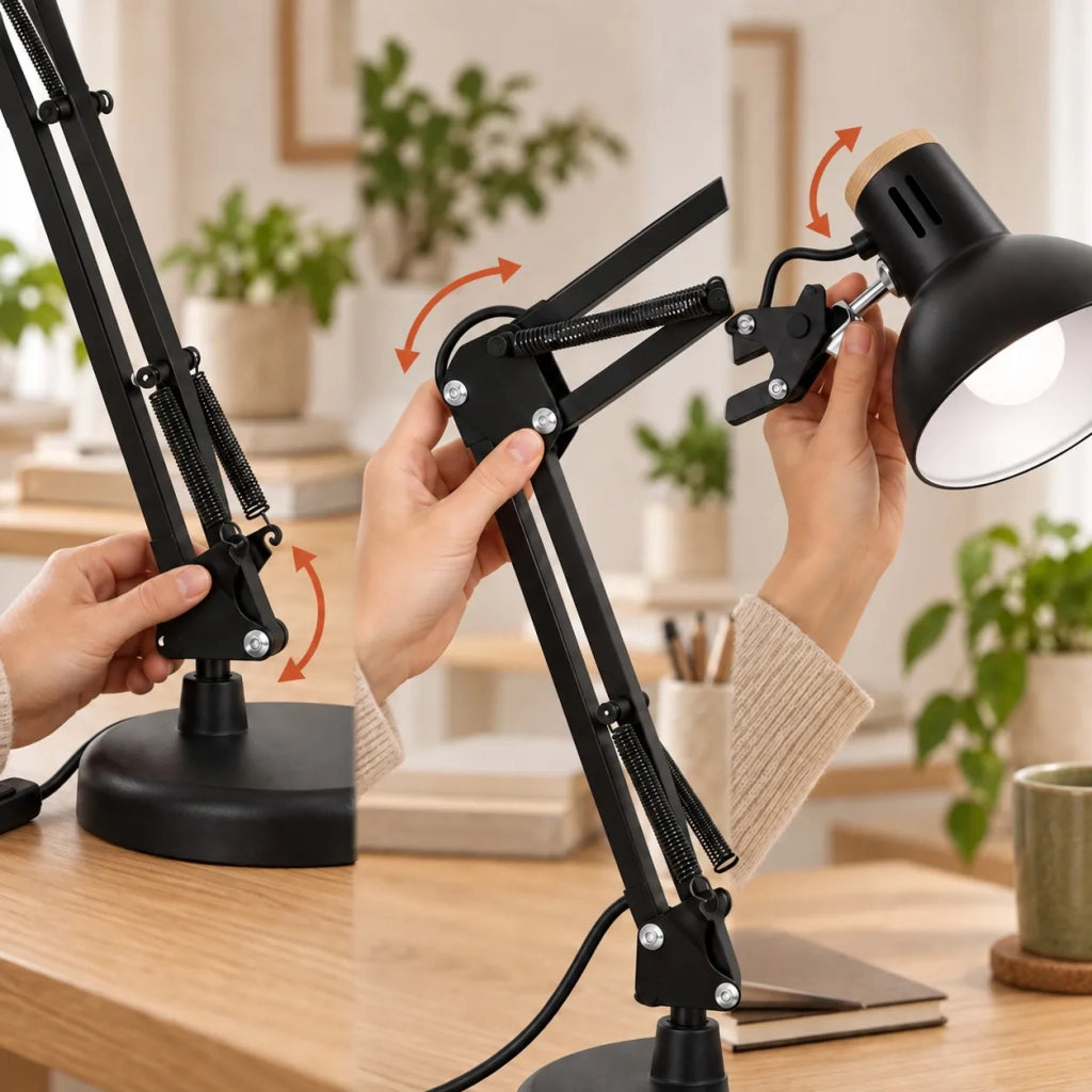 Lampada Da Scrivania Jnh044-1t Black