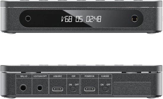 Stereo CD Riproduttore Portatile Multifunzionale con Batteria di Lunga Durata e Molteplici Uscite