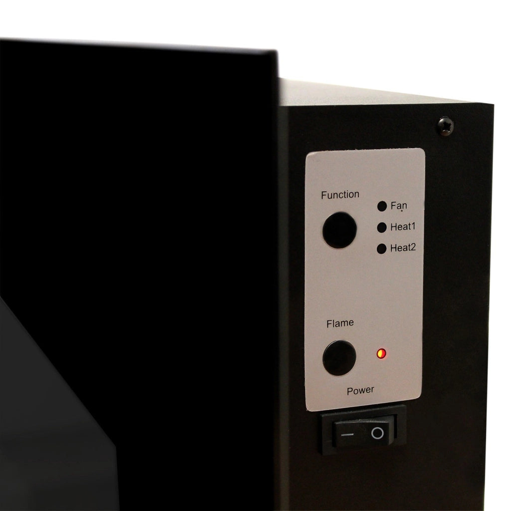 Camino Elettrico da Parete Vancouver 2000w con Telecomando e Fiamma Led
