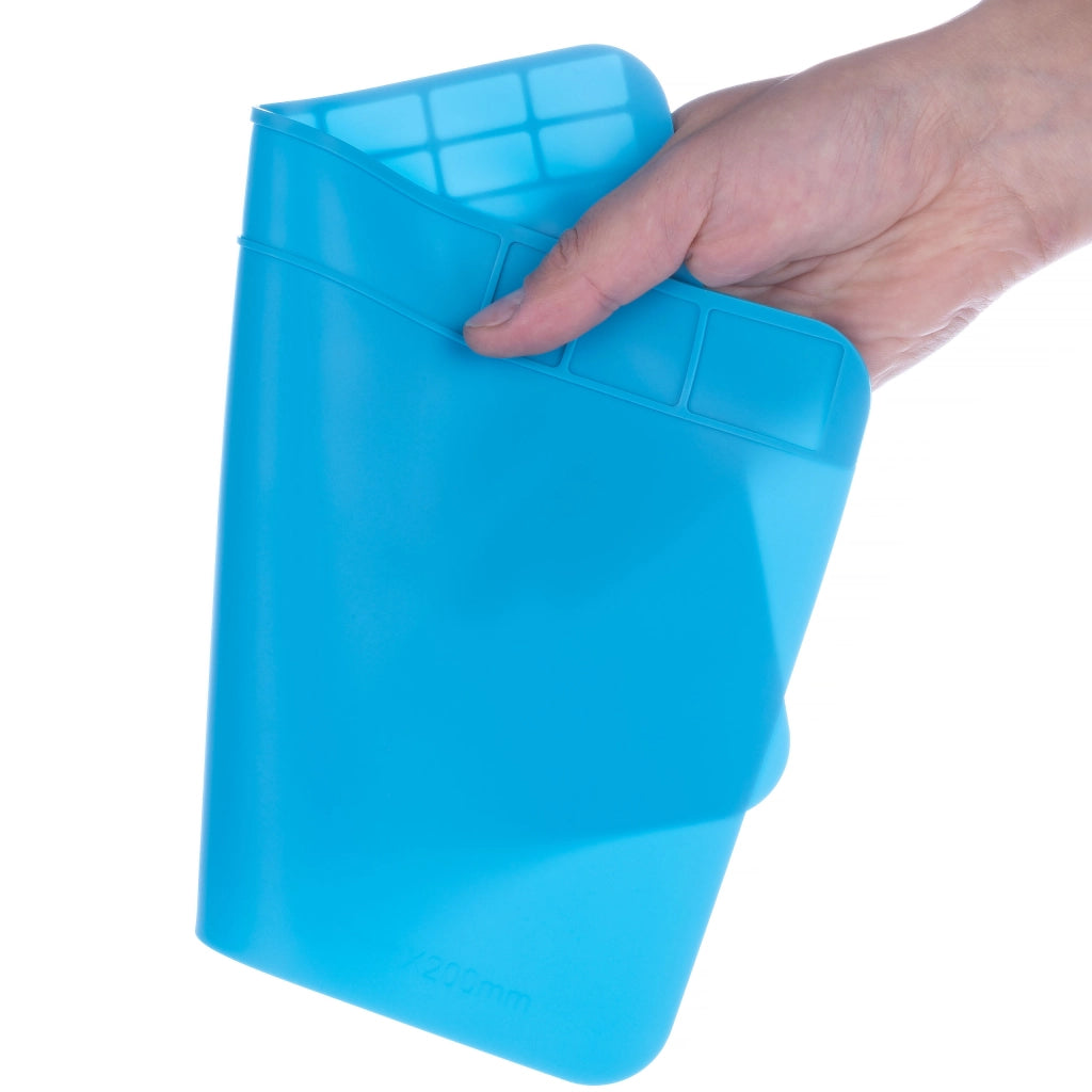 Tappetino in Silicone per Saldatura 200x300mm – Resistente al Calore 500°C | Antiscivolo, Organizzatori Viti