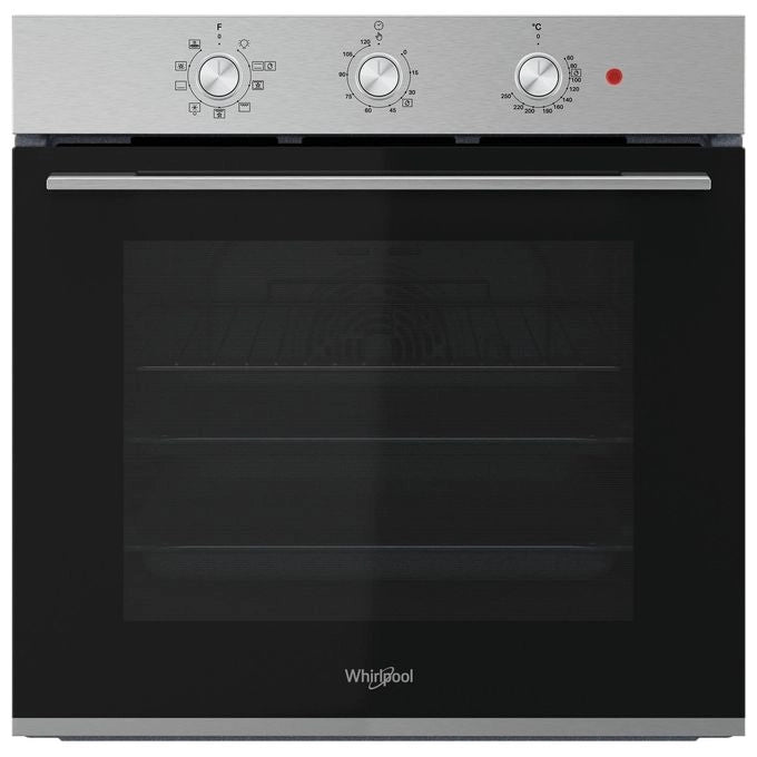Whirlpool OMK38HU0X 71 L A Nero, Acciaio inox