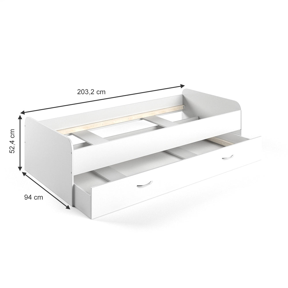 Vitalispa Letto per bambini Bianco 90x200 cm
