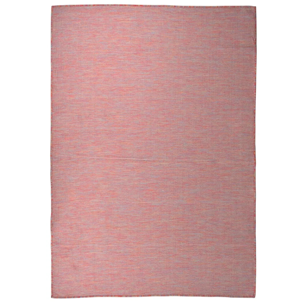 Tappeto da Esterni a Tessitura Piatta 160x230 cm Rosso cod mxl 59912