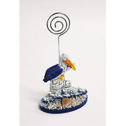 Trade Shop - Portafoto Gabbiano Sabbia Shabby Stile Marino Design Segnaposto Bomboniera Scrivania -