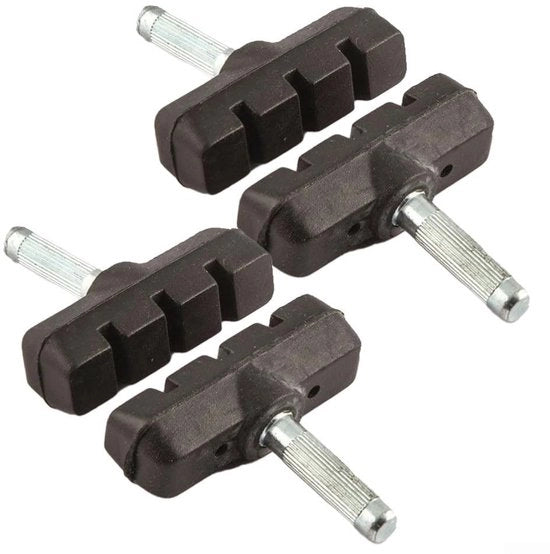 Kit di freni a pedale 55 mm - Compatibile con modelli di bicicletta popolari - 4 pezzi - Ultraleggero - Materiali di alta qualità - Facile da installare - Piastrine di freno