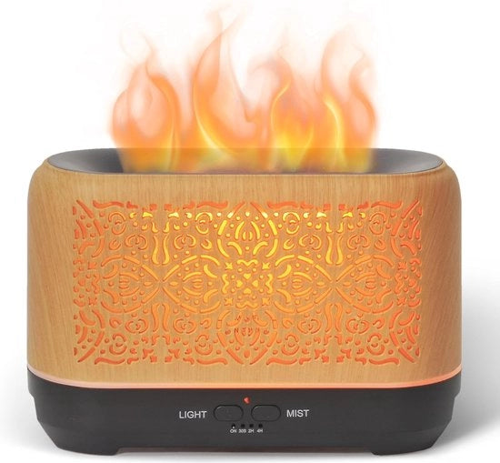 Diffusore di Aria Aromatica 200 ml umidificatore con timer, luce notturna e funzione di spegnimento automatico umidificatore per casa e ufficio diffusore di aromaterapia.