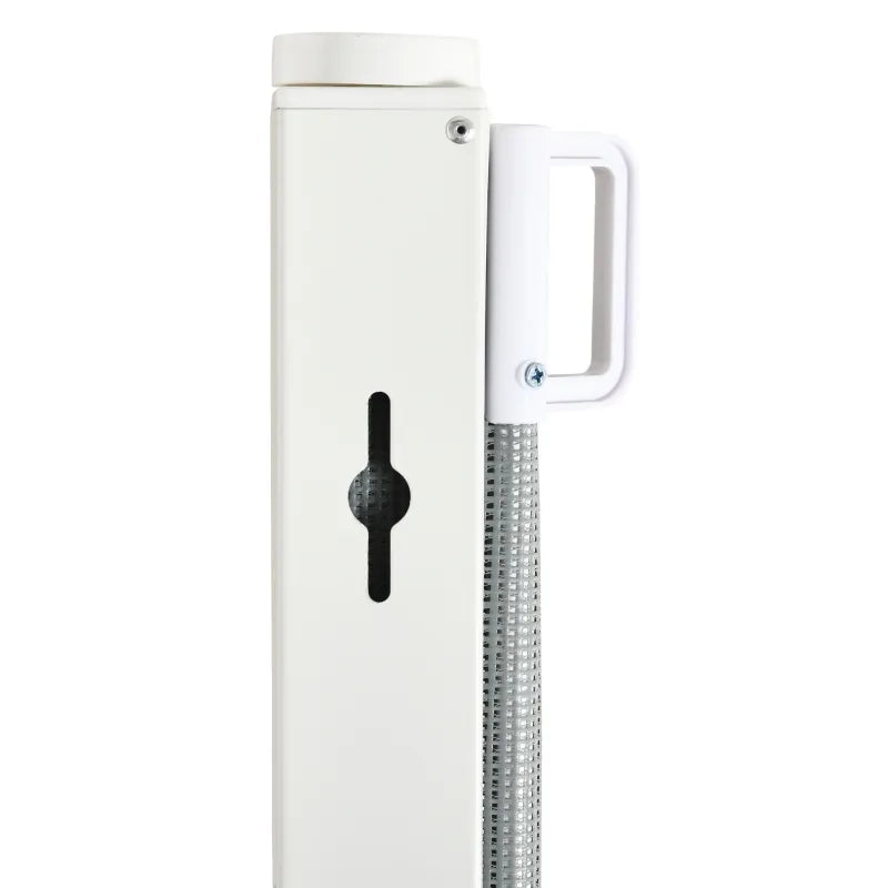 Cancelletto di sicurezza per scale in metallo e plastica, grigio