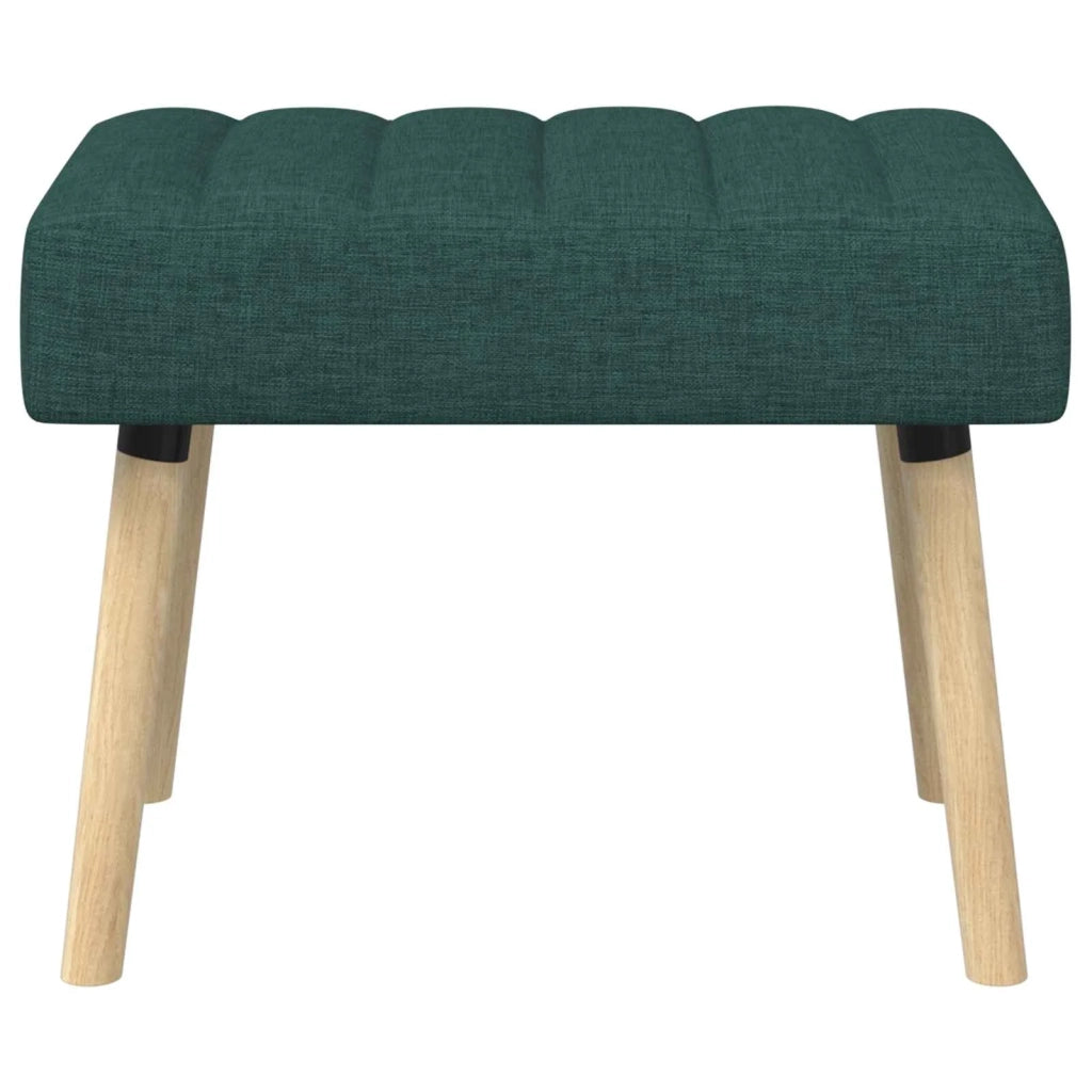 Panchina trapuntata a canale Verde Scuro 60 x 40 x 45 cm 42038464