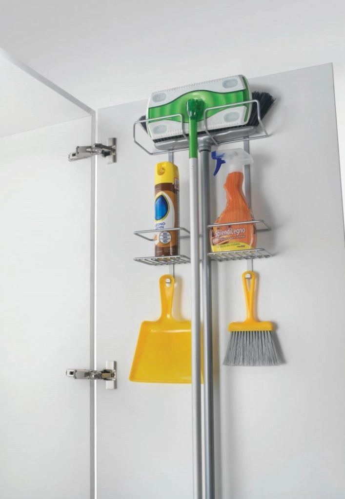 Porta Accessori Pulizia Dietroporta 30X12X46 Polytherm Bagno - Metaltex
