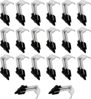 Fermo Wastafello - 20 pezzi - Alta qualità Acciaio/Plastica - Resistente alla corrosione - Installazione facile - Adatto per cucina/bagno - Fermo per lavandino