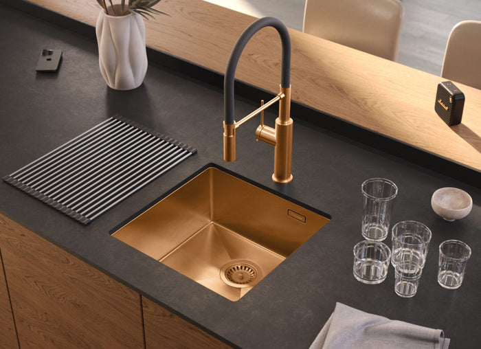 Lavello In Acciaio Anthony 50 Copper