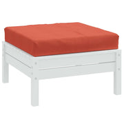 Cuscino per Pallet Rosso Mélange 60x60x9,5 cm in Tessuto 4002669