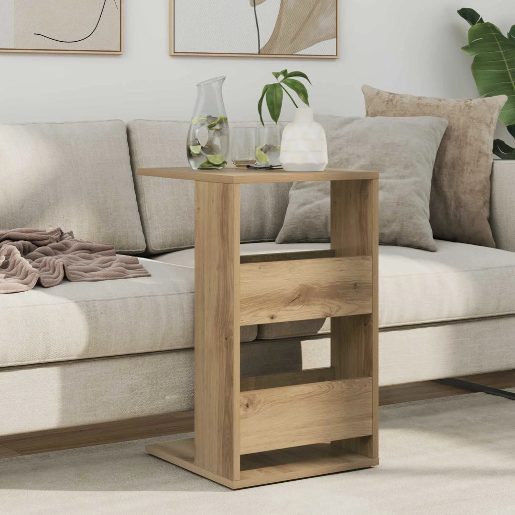 Tavolo laterale Rovere artigianale 40 x 35 x 60,5 cm