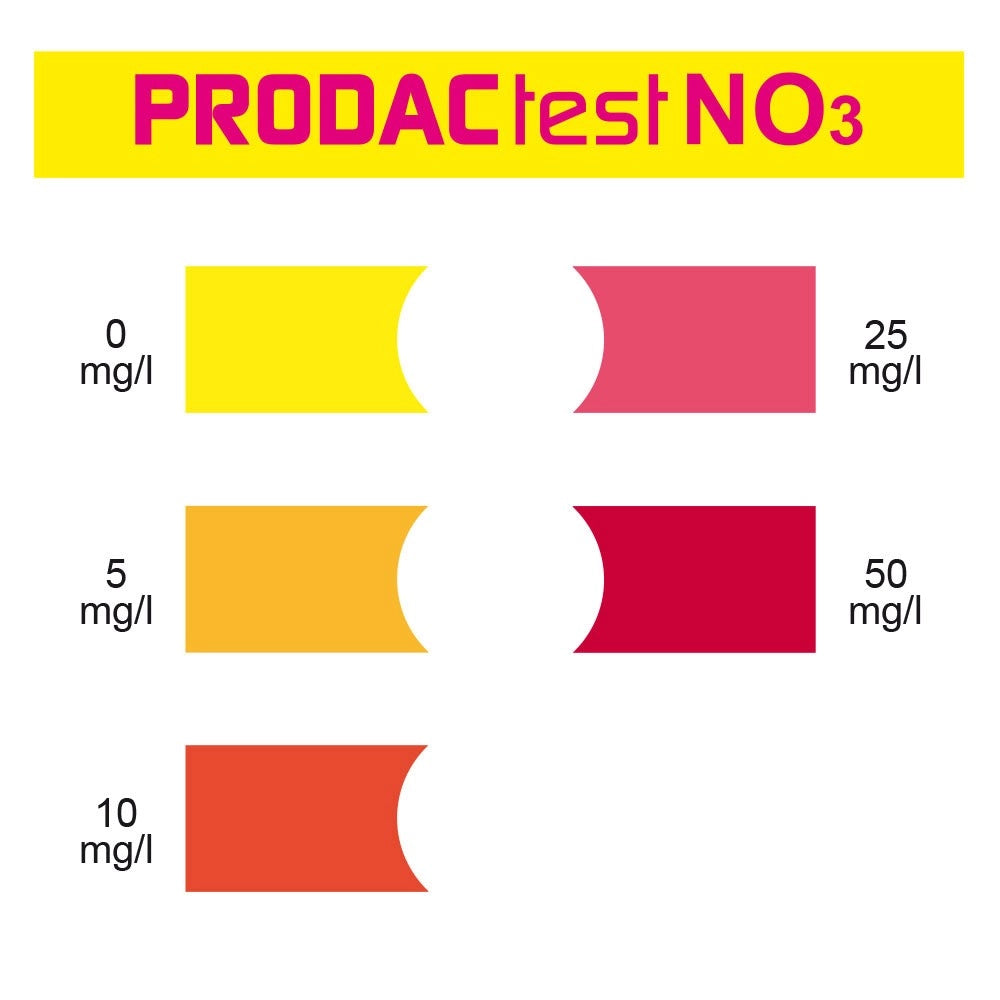 Prodac Test NO3 - Test per il Controllo dei Nitrati in Acqua Dolce/Marino - Utile per Circa 70 Test