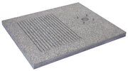 Base Rettangolare per Doccia da Esterno 70x80x4 cm in Granito Belfer 42/BSD