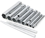 Set di chiavi a bussola 10 pezzi - Chiavi a bussola metriche 6-22 mm - Chiave a bussola - Chiave di drenaggio - Fatta in acciaio inossidabile - Duratura e praticità - Chiave di drenaggio a bussola