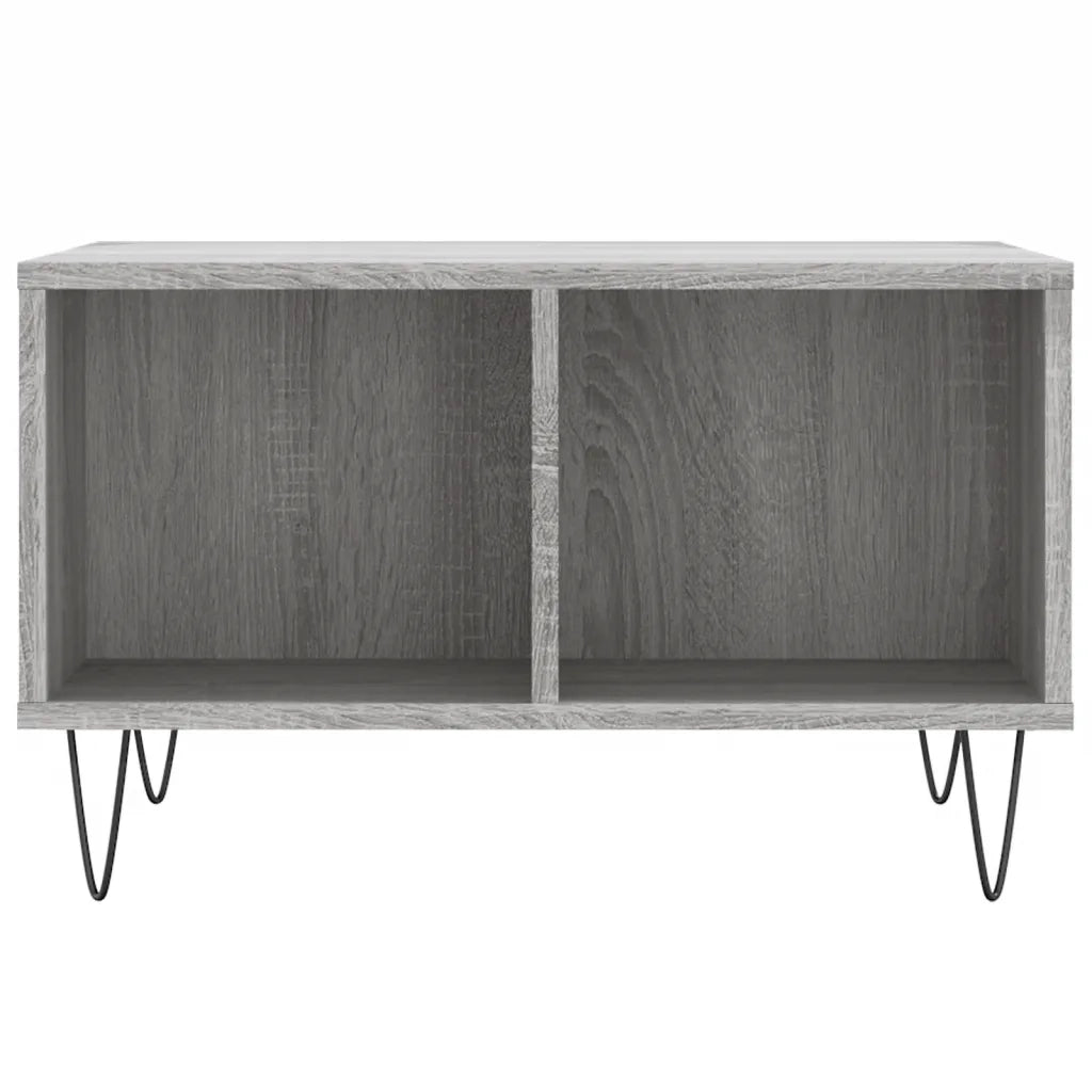 Tavolino da Salotto grigio sonoma 60x50x36,5 cm in Multistrato 830546