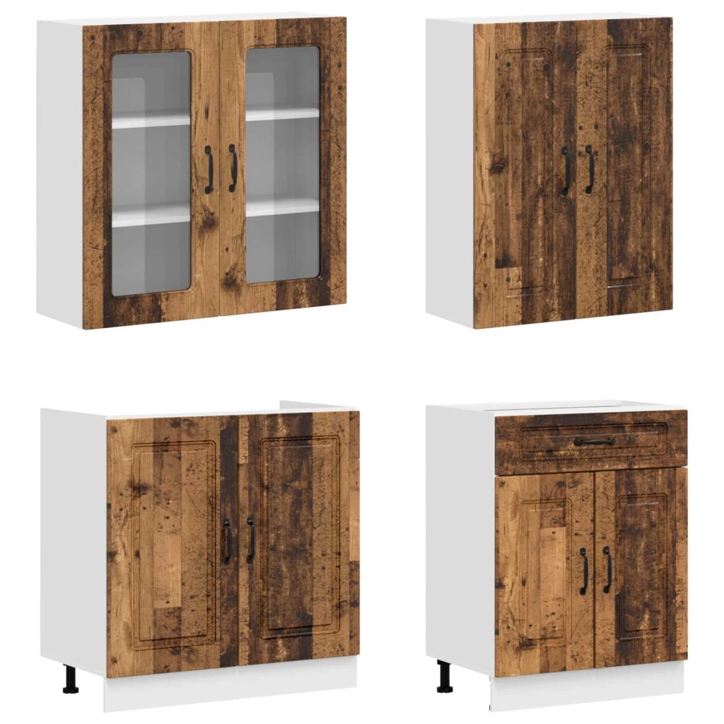 Unità Cucina KALMAR 8 pcs Legno antico Legno ingegnerizzato 3438191