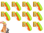 Bundle 10 Spazzole per Cani o Gatti 3 in 1 Autopulente a Vapore per Massaggi Spazzola per la Cura degli Animali Domestici - Rivenditore