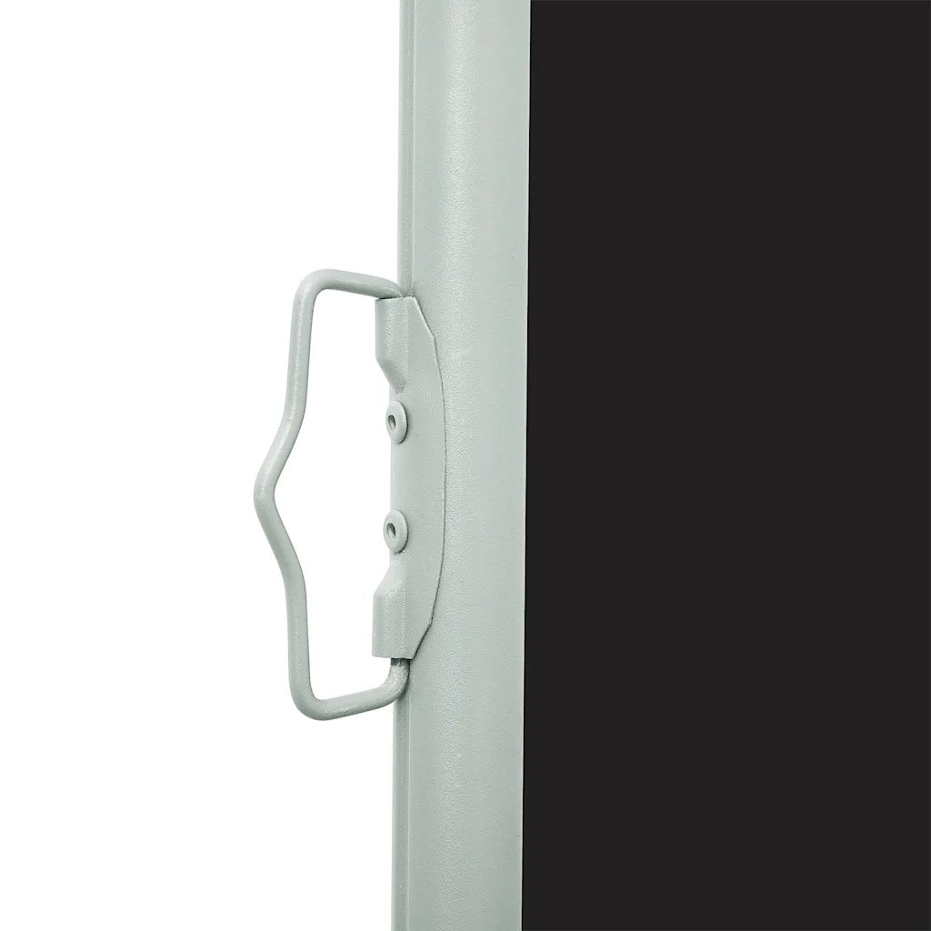 Tenda da Sole Laterale Retrattile 160 x 500 cm Nera 45460