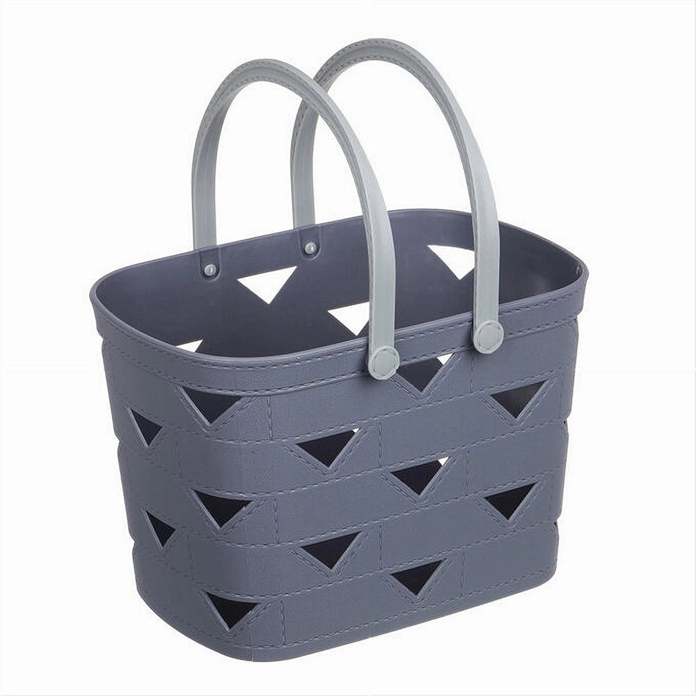 Trade Shop - Cesto Cestino Portatutto Oggetti Con Manici 26.5x18x17cm Multiuso Assortiti 10722 -
