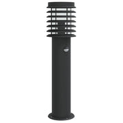 Lampada da Terra per Esterni Sensore Nera 60 cm in Acciaio CFW7483807