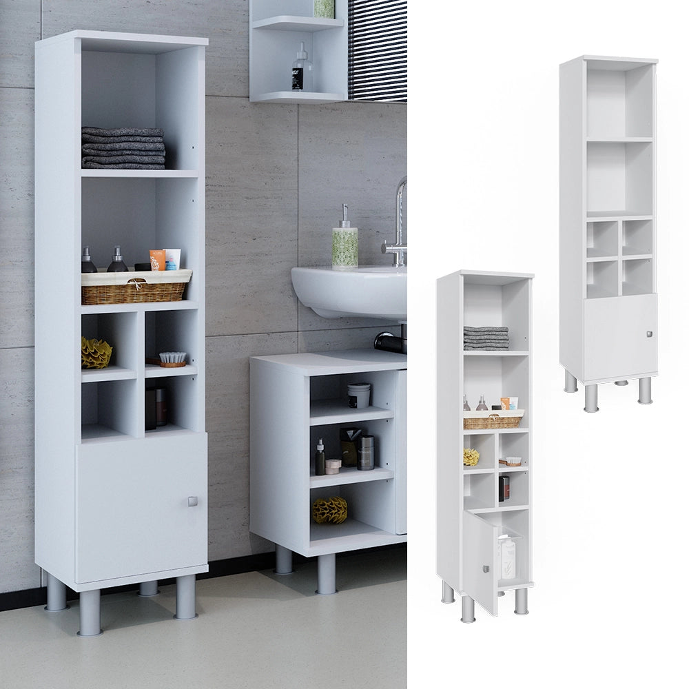 Mobiletto bagno Fynn Bianco 30 x 130.6 cm porta piccola Vicco