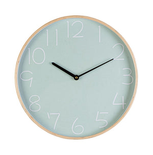 Orologio da Parete  Ø40,8x4,8 cm in Legno Lorens Verde Chiaro