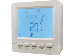 CRONOTERMOSTATO DIGITALE QUBO- - mm.86x24x86h. - 1 blister BRAVO
