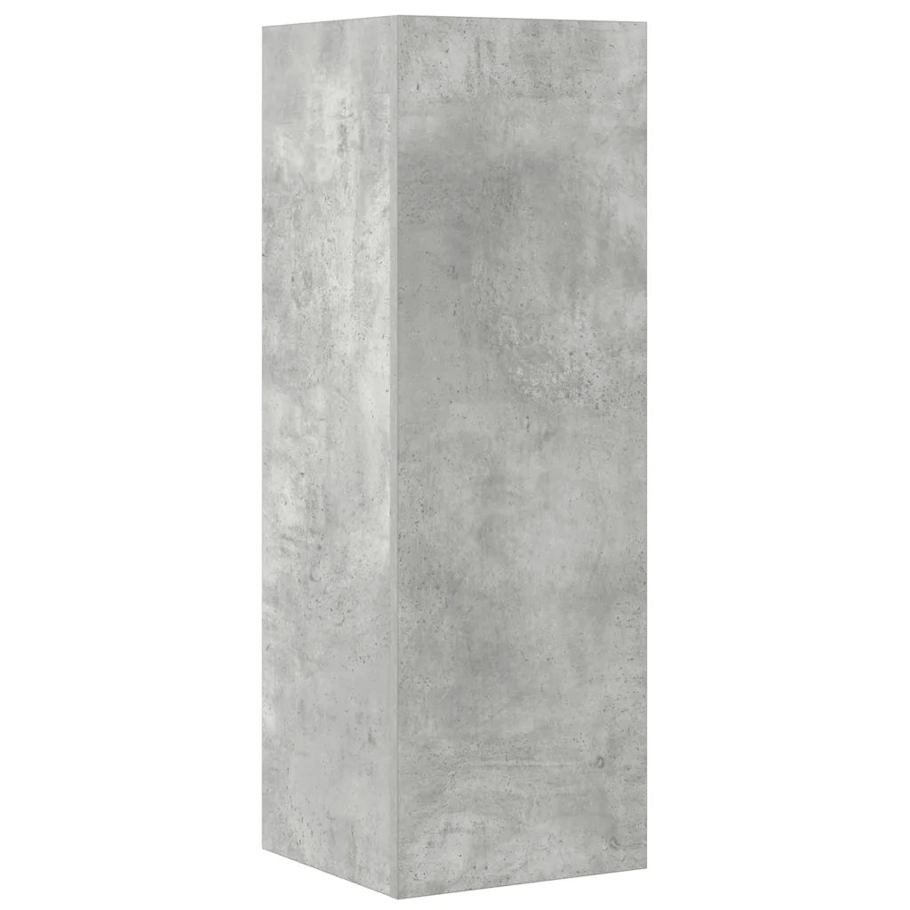 Set di Mobili Porta TV 4 pz Grigio Cemento in Legno Multistrato