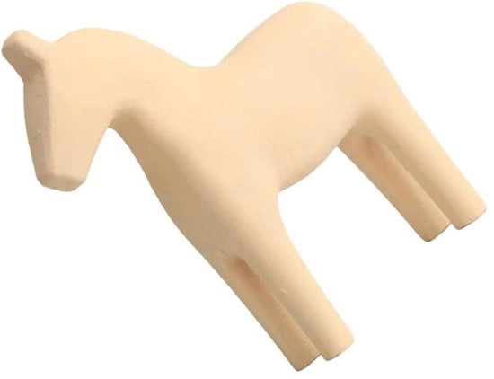 Figurina in legno vintage di un cavallo Dala scandinavo non finito, paese di Dalecarlia, ornamento di cavallo, scultura in legno, statua di cavallo, souvenir di matrimonio scandinavo.