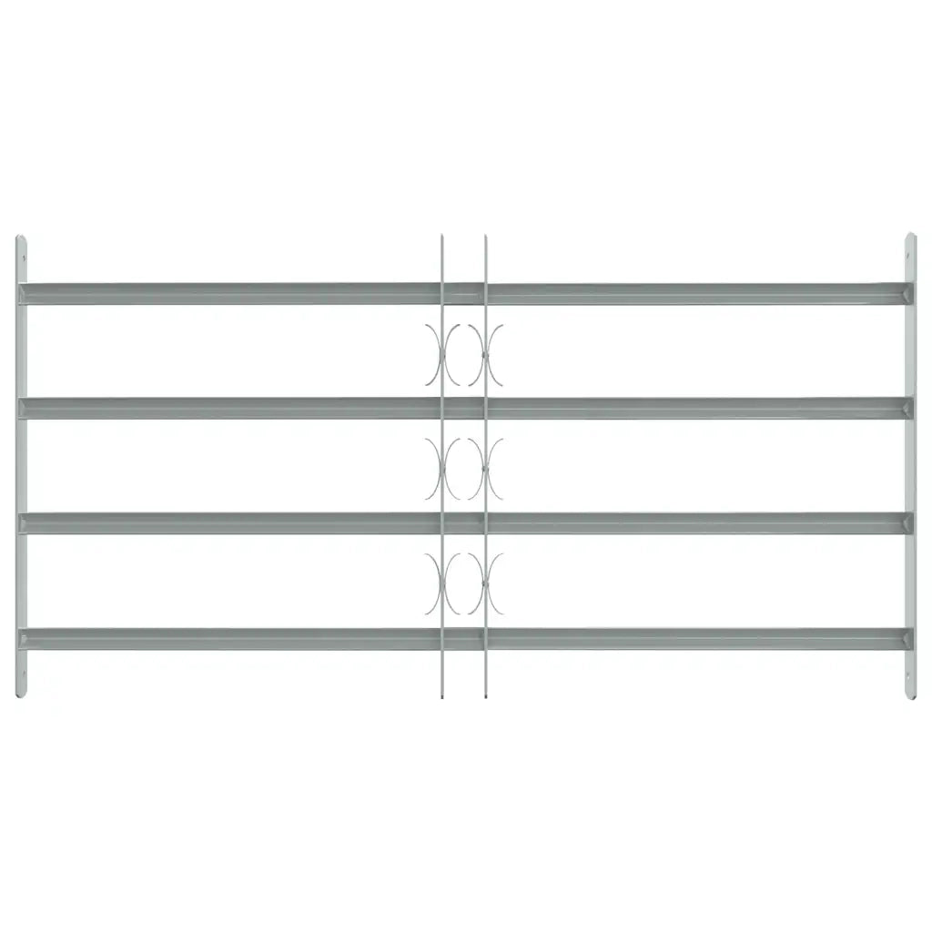 Grate per Finestre Regolabili 4 Barre Trasversali 700-1050 mm 141386