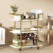Carrello da bar a 3 livelli - vettore mobile - marmo giallo

o alternativa: Carrello da bar a 3 livelli - vettore mobile - marmo giallo e oro