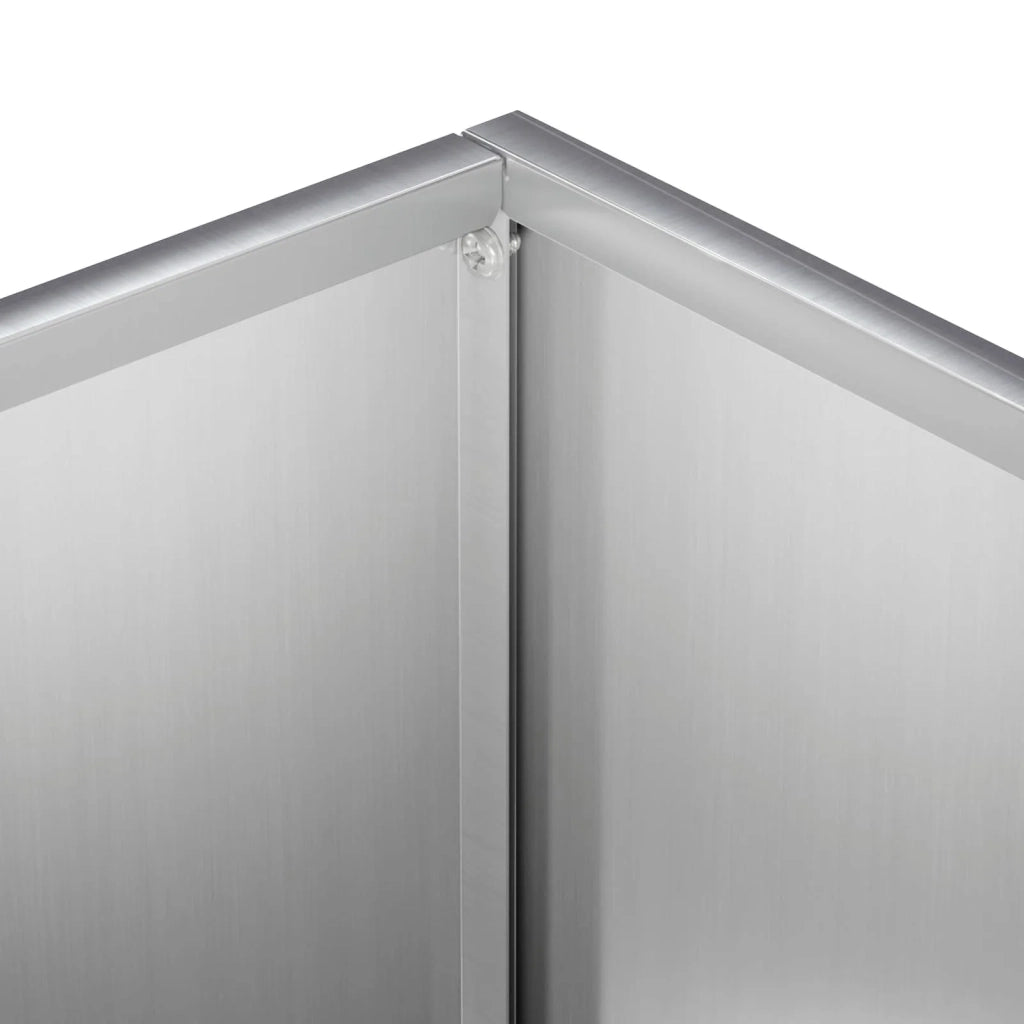 Vaso da giardino 2 pz Argento 40 x 20 x 50 cm Acciaio zincato 8005425
