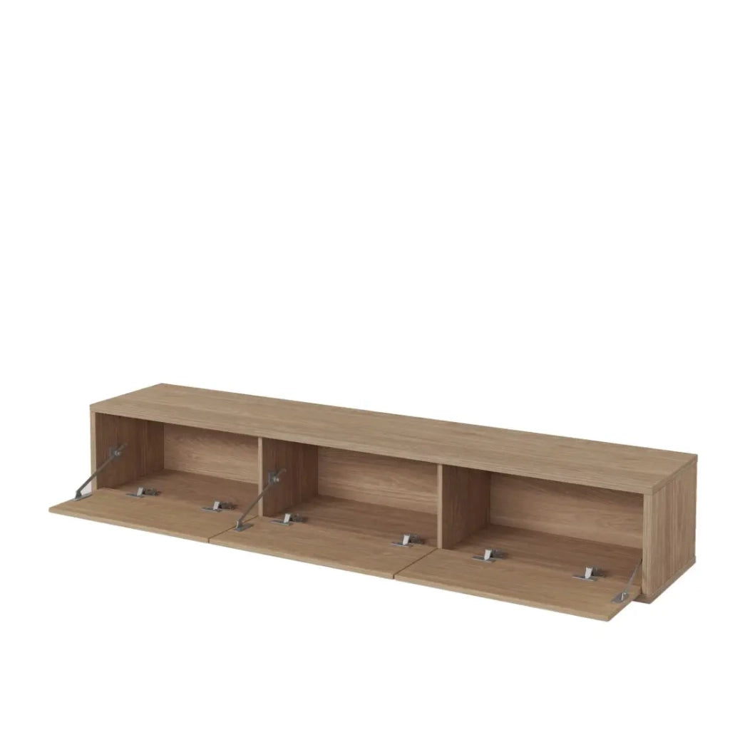 Mobile TV 180 cm collezione MAANUM. Colore rovere chiaro.