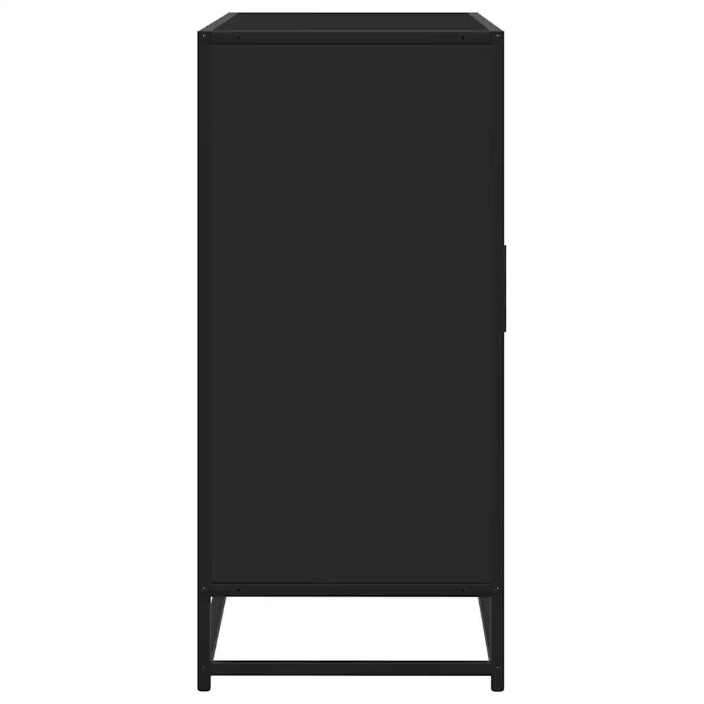 Credenza Nera 92x35x76 cm in Legno Multistrato 3300825