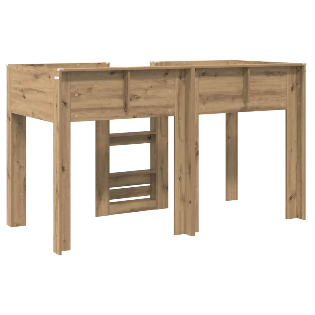 Letto a Castello per Bambini Rovere artigianale 75 x 190 cm
