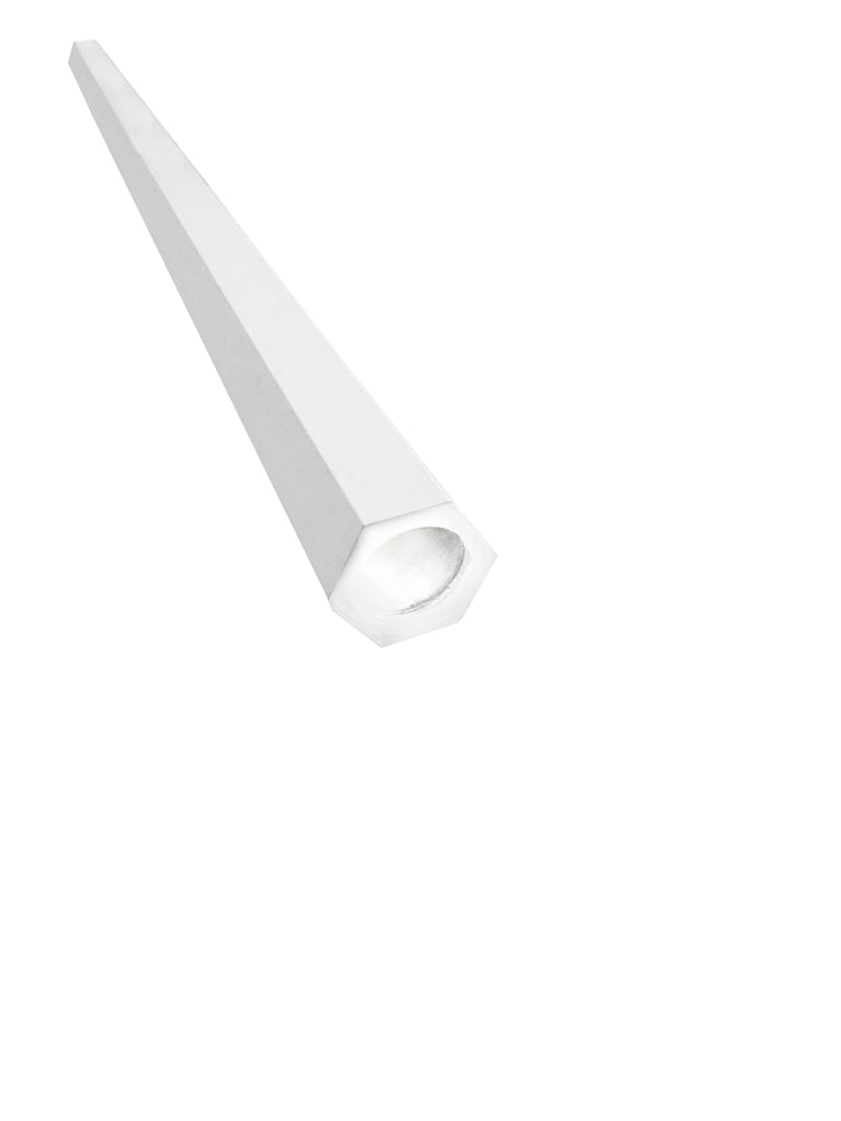 SOSPENSIONE EXAGON H.80CM D.3,5CM BIANCO LED 3000K 365LM 5W