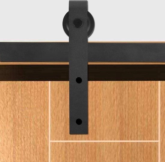 Sistema di finestra scorrevole - Accessori di guida finestra - Soluzione per risparmiare spazio - Sostegni decorativi in stile duraturo - 488 cm di lunghezza - Nero