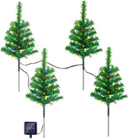 Set di 3 Alberi di Natale a LED 4 pezzi (52 cm) - 20 LED per albero (Totale 240 lampioni)