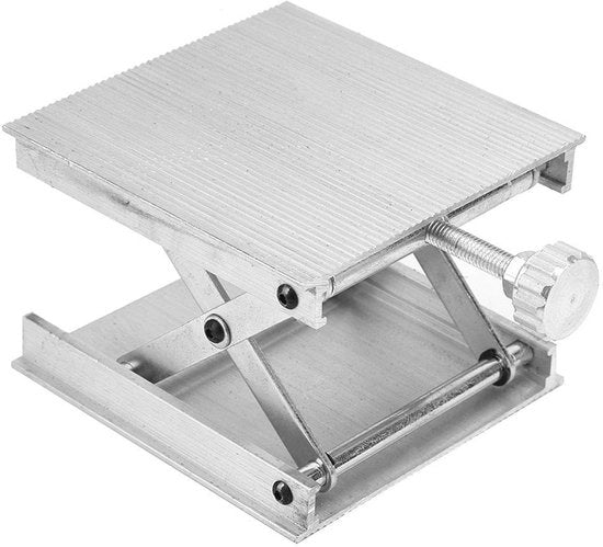 Sostegno Lab Jack Verstabile 90mm in Lega di Alluminio - Supporto per Strumenti di Misura - Adatto per Livella - Regolabile a Mano - Codice Prodotto: Labjack