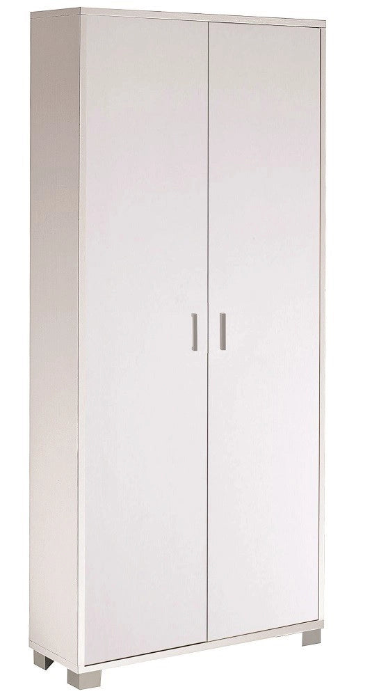 KIT ARMADIO 2 ANTE H190 L83 P29 Cm FINITURA BIANCO FRASSINATO SARMOG 747k