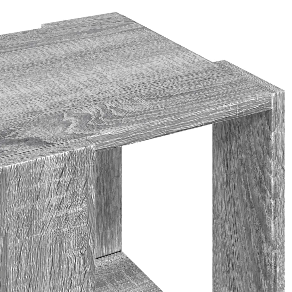 vidaXL Tavolino da Salotto Grigio Sonoma 32x32x30cm Legno Multistrato