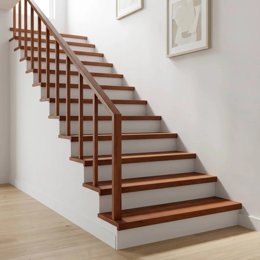 Tappeti per scale 12 pz 100 x 25 x 2 cm Marrone 3446367